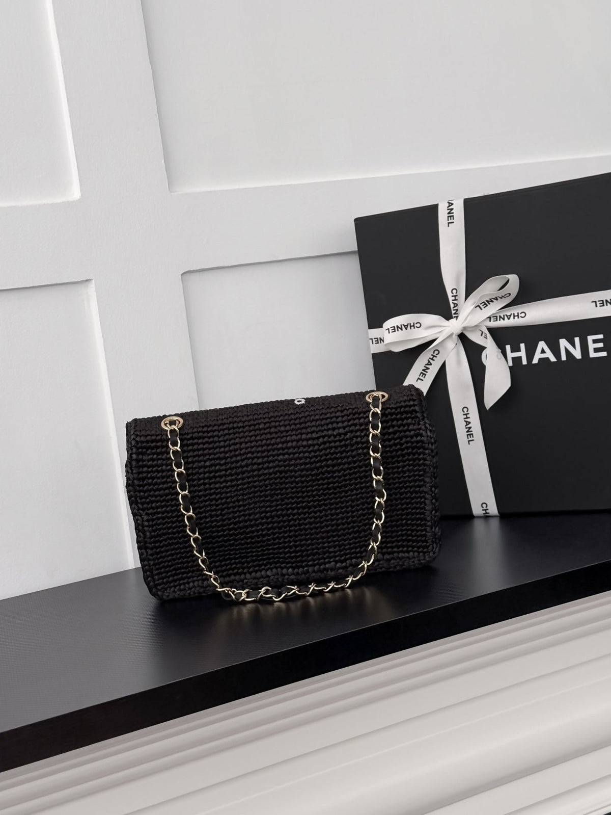 CC 26M Coco Beach CF 25cm Marine Charms Black Raffia 6089