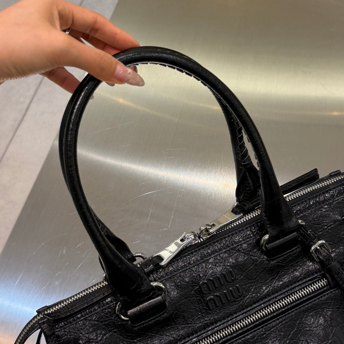 MiuMiu 2026 Beau Bag 29cm Leather