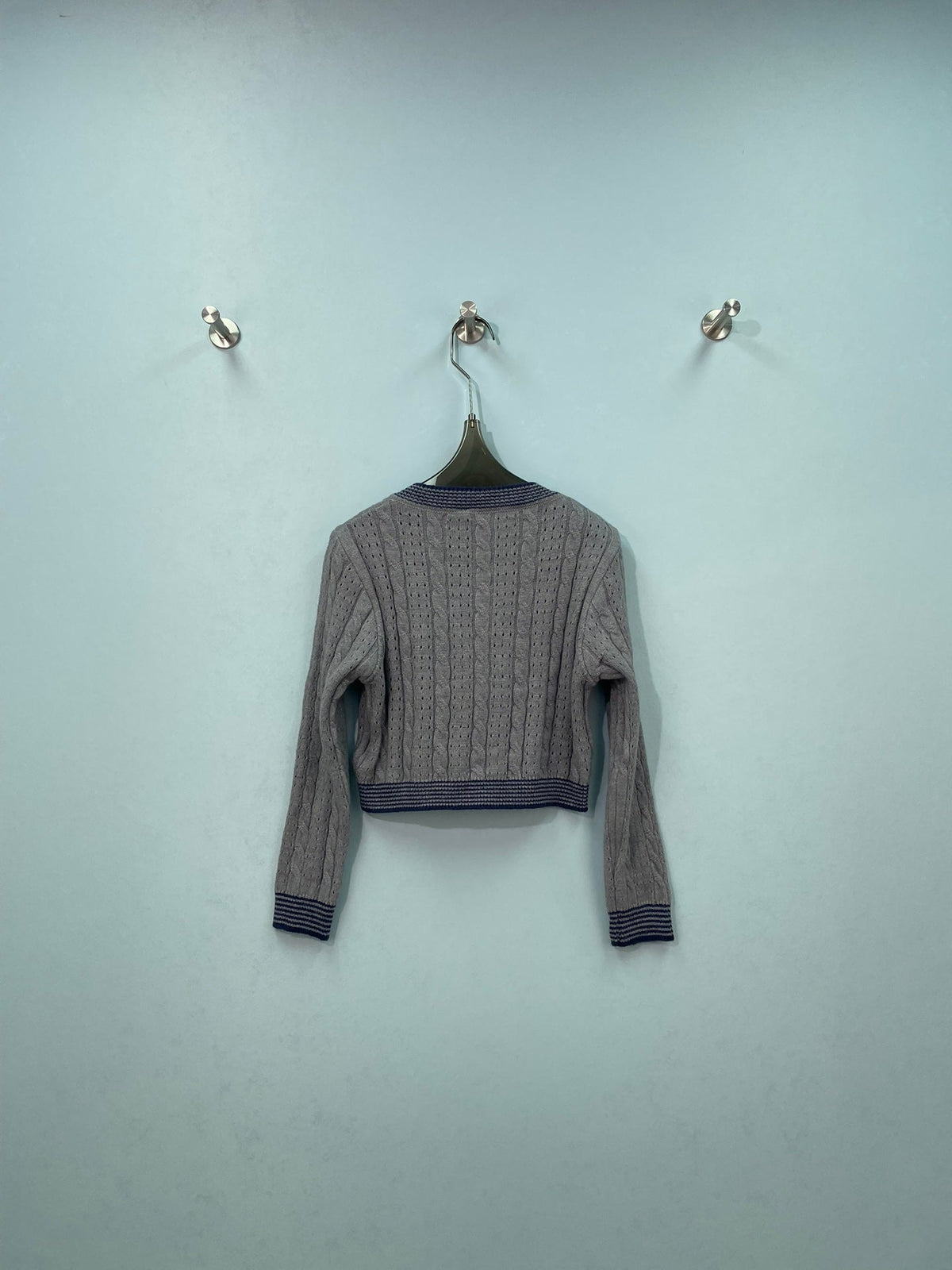Miu Miu 26s Knit Cardigan And Mini Skirt Set 1353