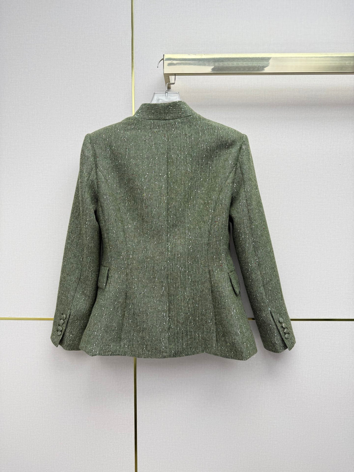 CD 26SS Collarless V-Neck Blazer Silk 432459