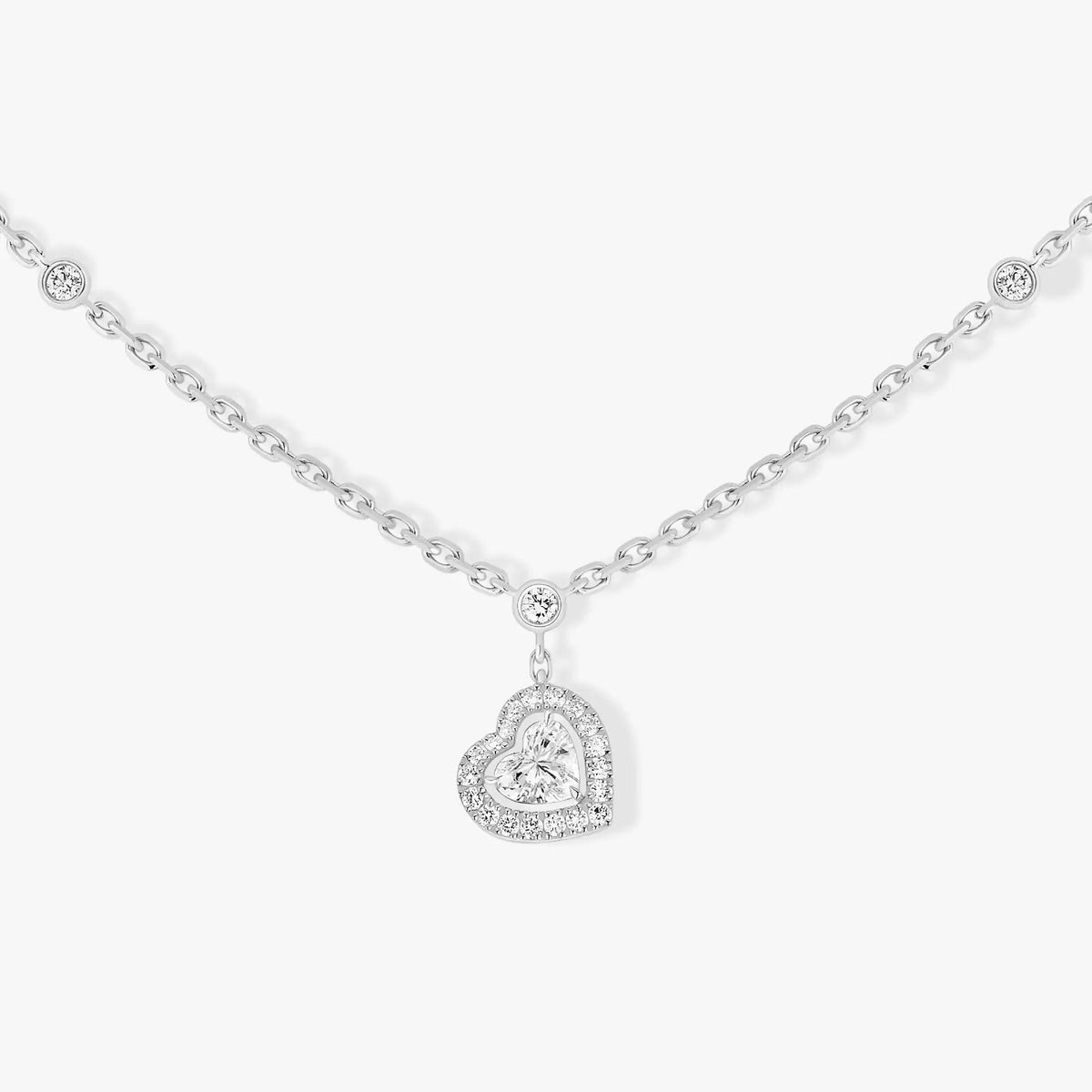 Messika Joy Heart Diamond Necklace