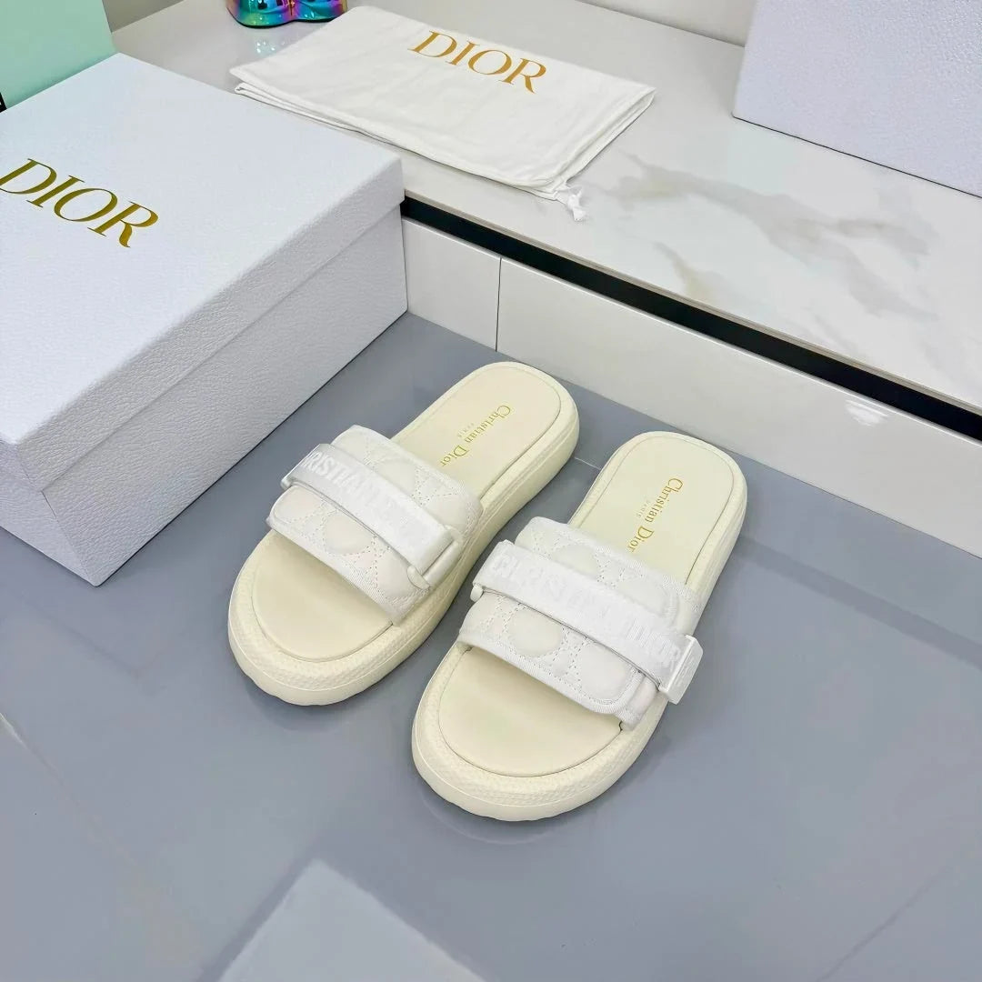 Dior 2026 Oblique Dway Slipper Canvas Leather 927516