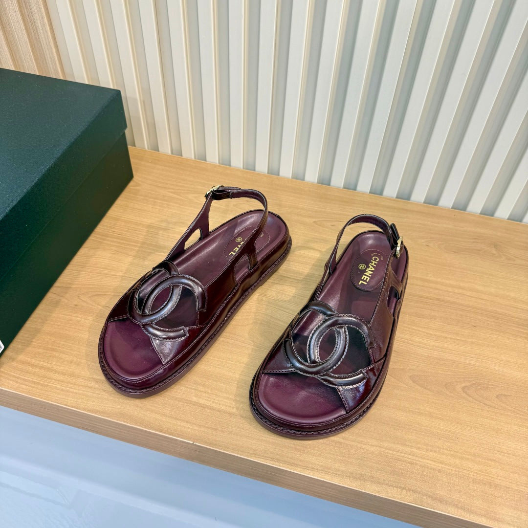 CC 26s Open-Toe Strappy Sandals Leather 986950