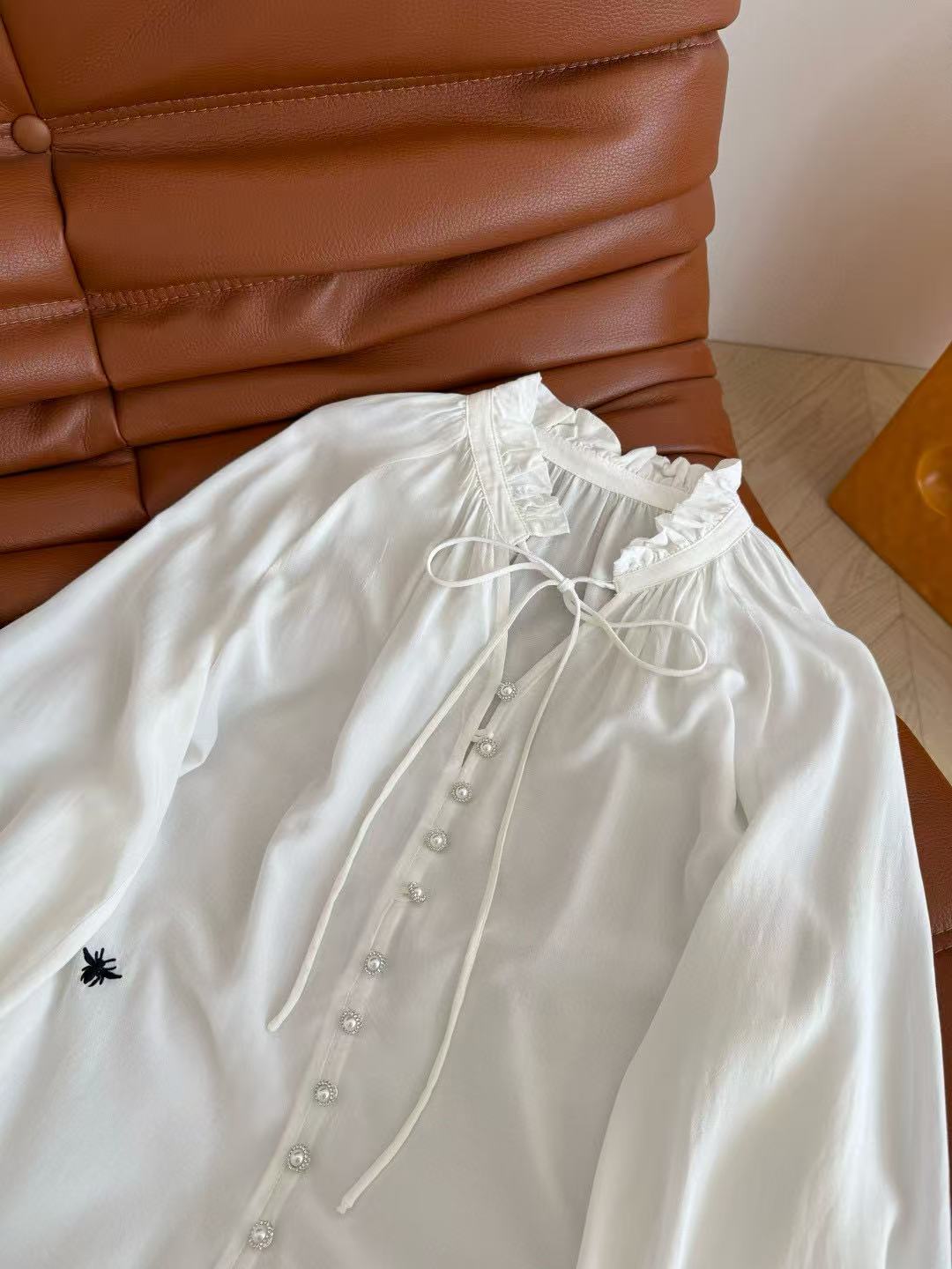 DIOR Blouse White Rayon