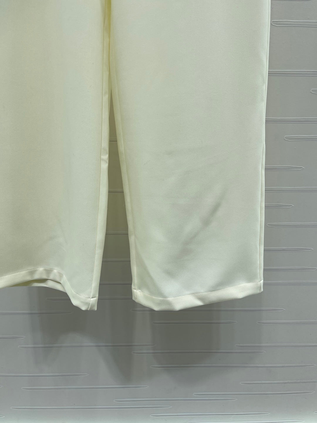 CC 26S Wide-Leg Trousers Denim Waistband Drawstring Polyester 433220