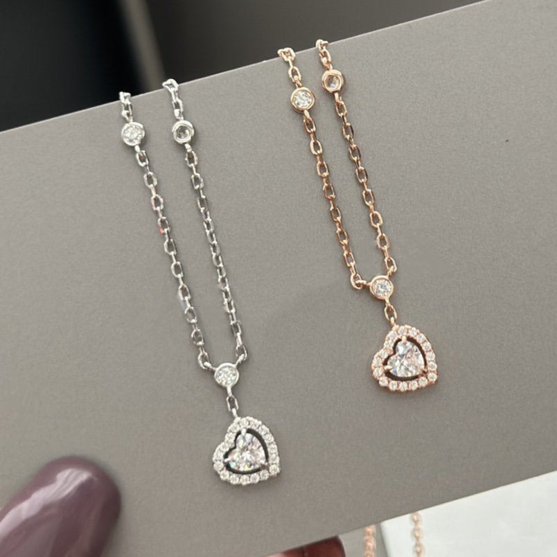 Messika Joy Heart Diamond Necklace