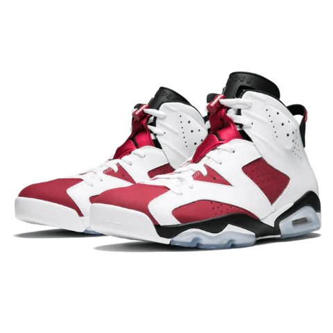 Nike Air Jordan 6 Retro Carmine Red White Leather