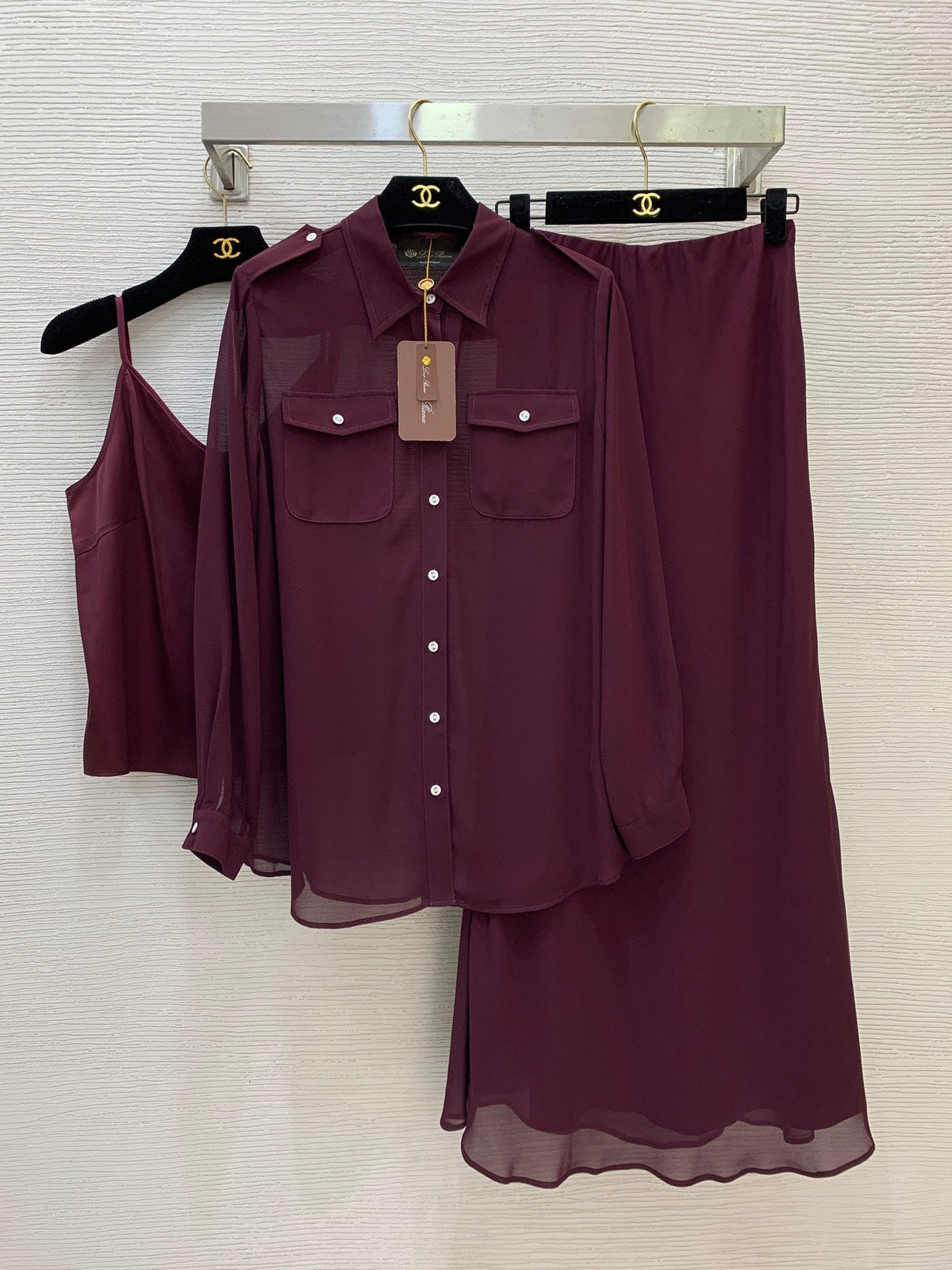 LP 26s Three-piece Shirt Skirt Set 970