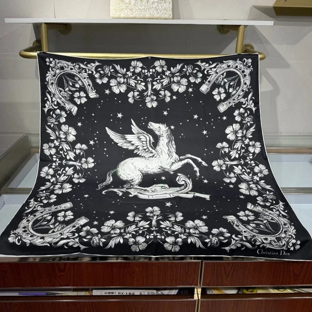 Dior 2026 Pegasus Scarf 90cm Silk 202674