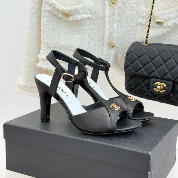 CC 2026 Peep-Toe Sandals 100 Sheepskin