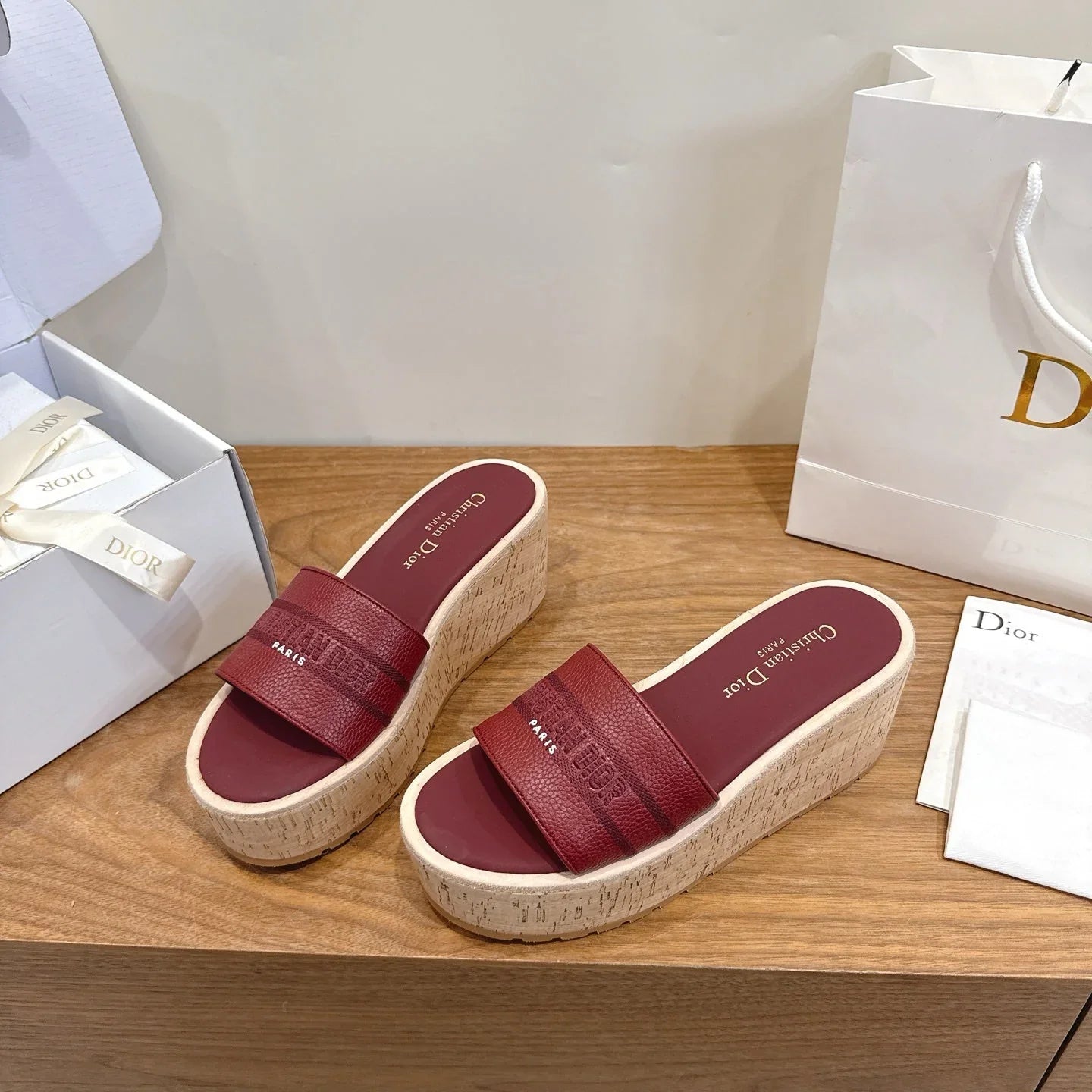 Dior 2026 Platform Sandals 80mm Cowhide 911773