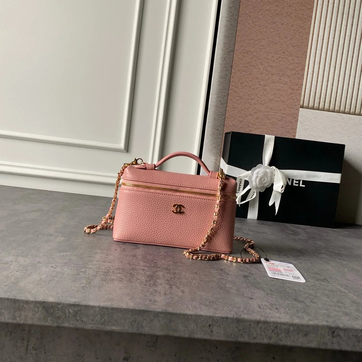 Chanel 2026 Vanity Bag 19.5cm Grained Calfskin