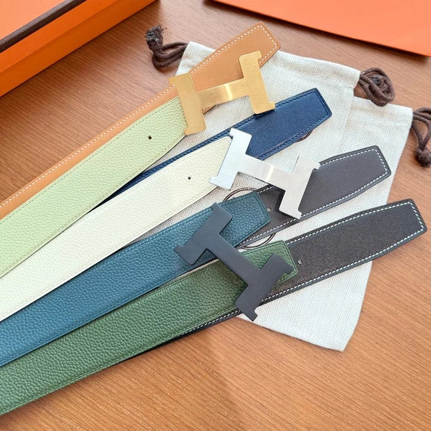 Hermes 2026 Iconic H Buckle Belt 32mm Leather 215684