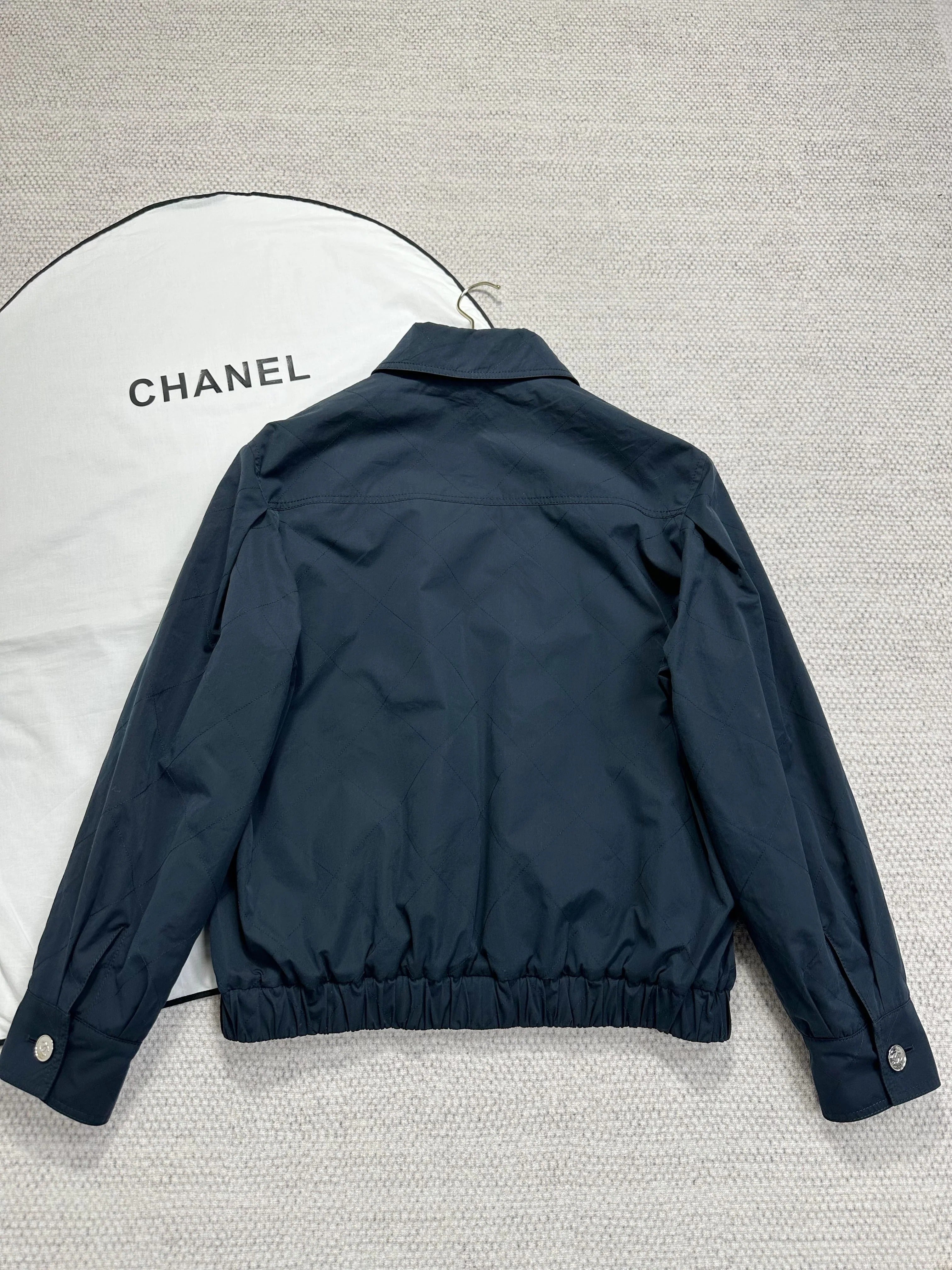 Chanel 2026 Jacket Dark Blue Cotton
