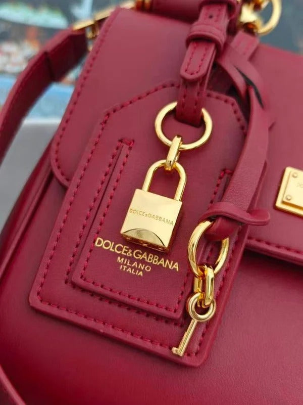 DB My Sicily Bag 21cm Red Calfskin