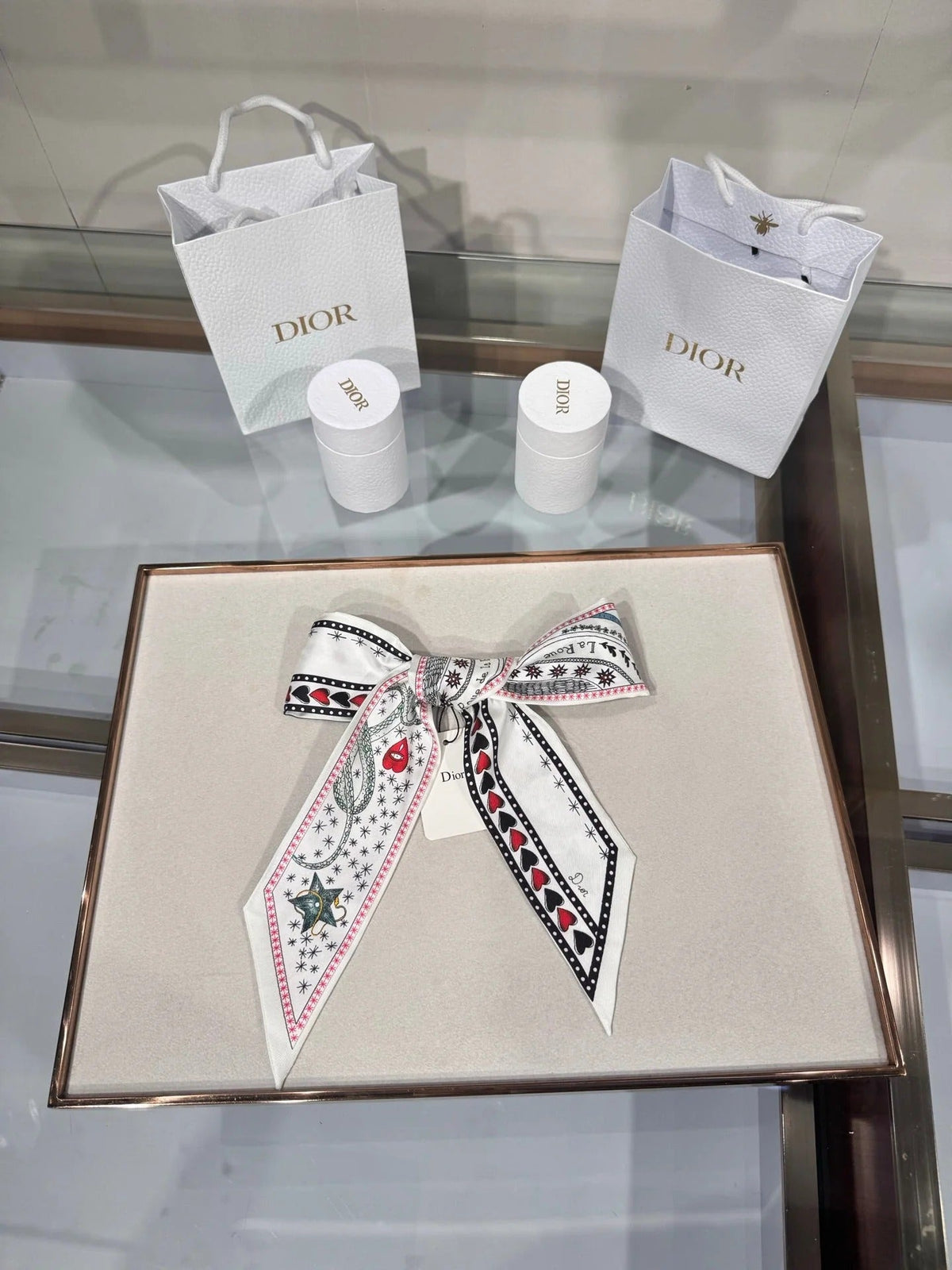 Dior 2026 Tarot Card Scarf 100cm Colorful Silk 203878