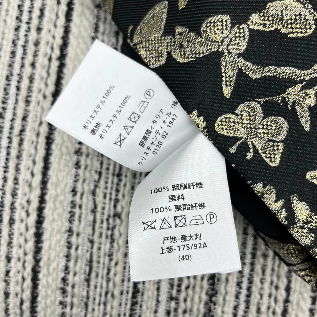 DIOR 25S CROPPED JACQUARD JACKET 796