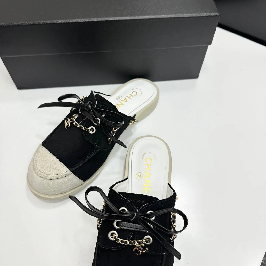 Chanel 2026 Slip-On Mule Suede Cowhide 985753