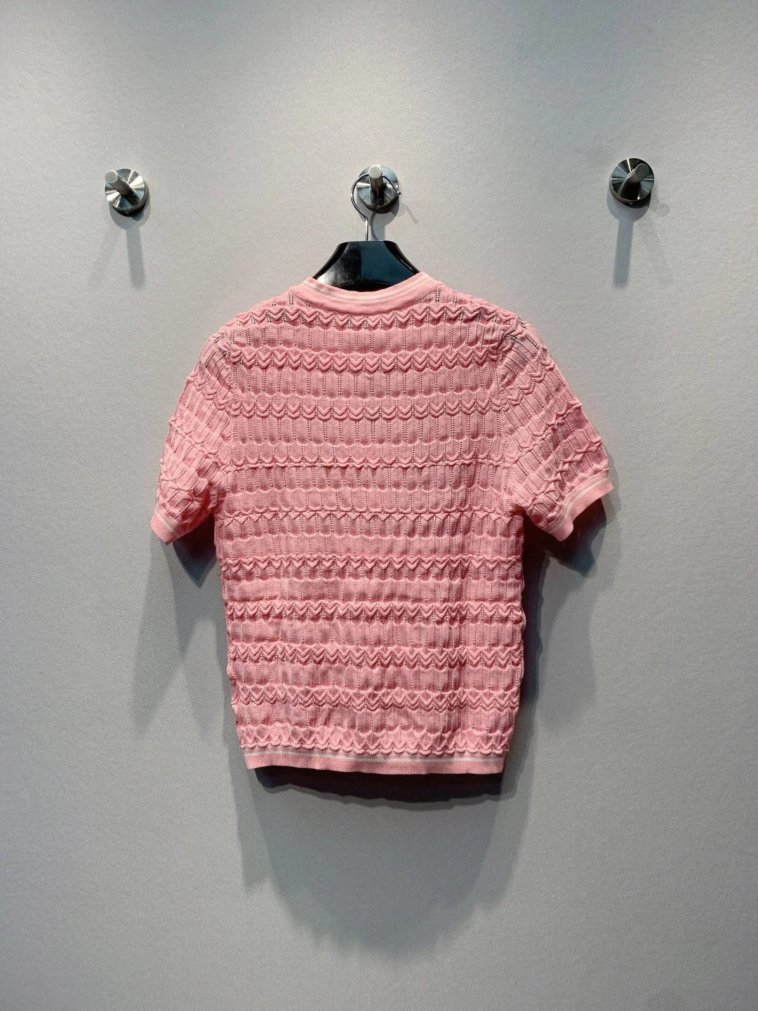 Chanel 2026 Openwork Knit Sweater Cardigan 402075