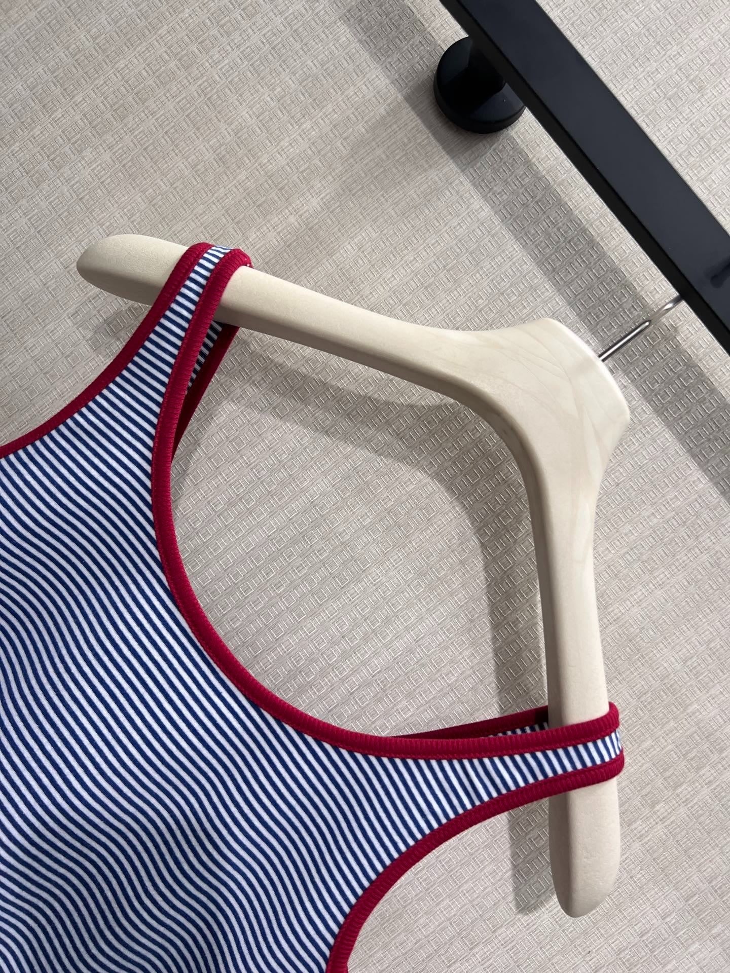 Prada 2026 Tank Top Blue Red Cotton 399200