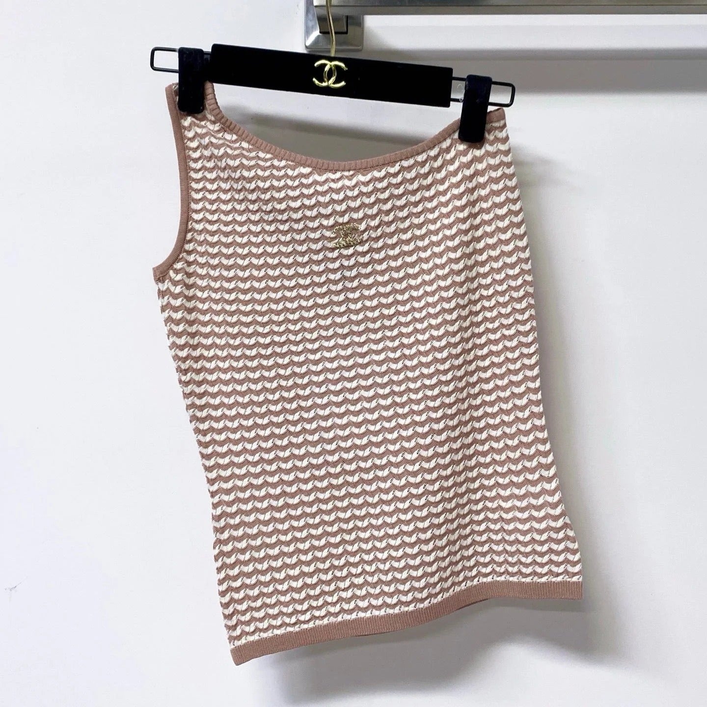 Chanel 26 Vest Light Brown in Wool 278138