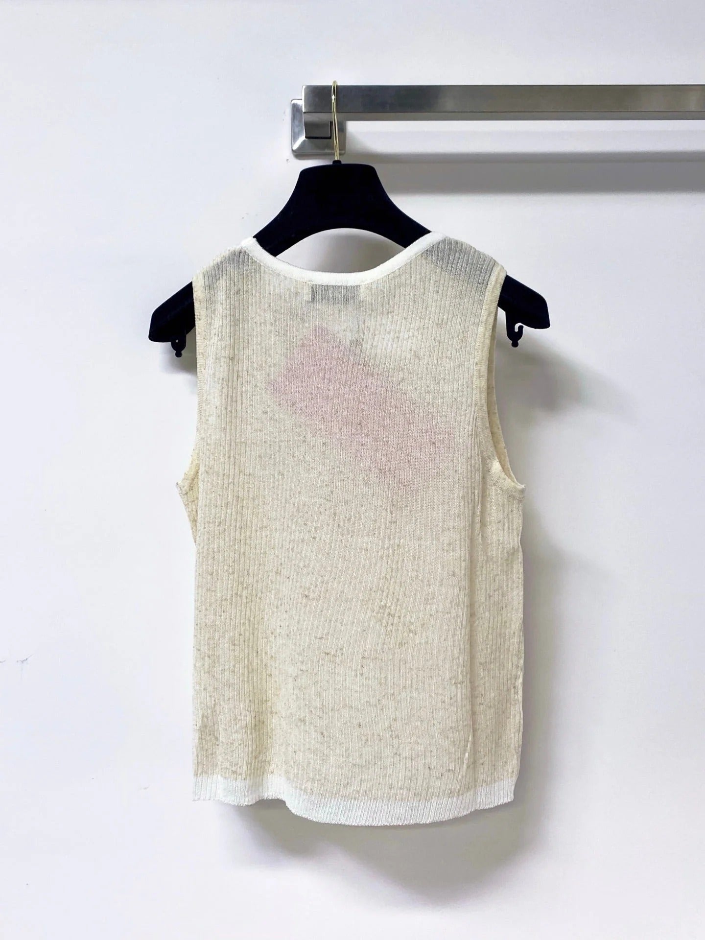 Miu Miu Vest Beige in Wool 305870