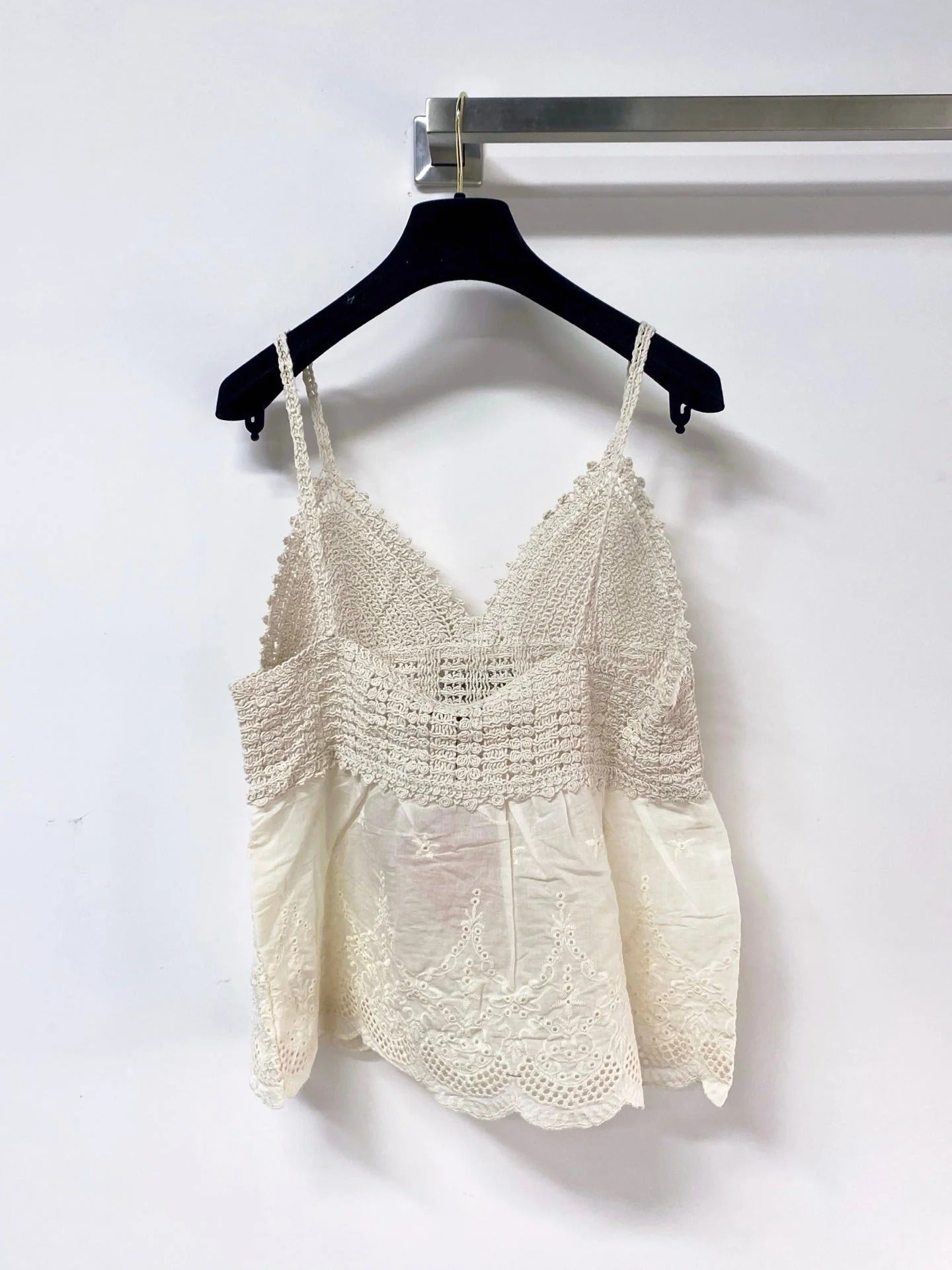 Miu Miu Camisole Ivory in Cotton Nitrile 305862