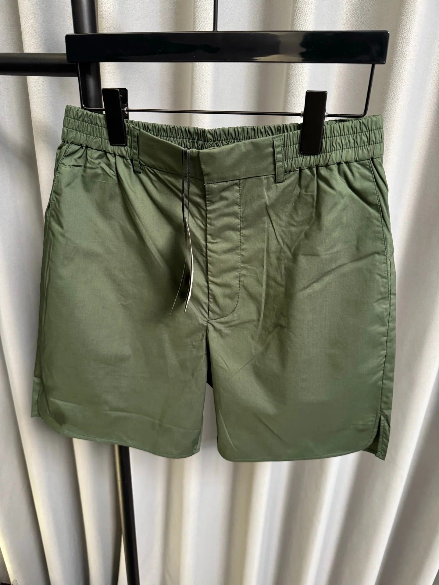Fendi 2026 Men's Casual Shorts Olive Green Polyester Nylon 830399