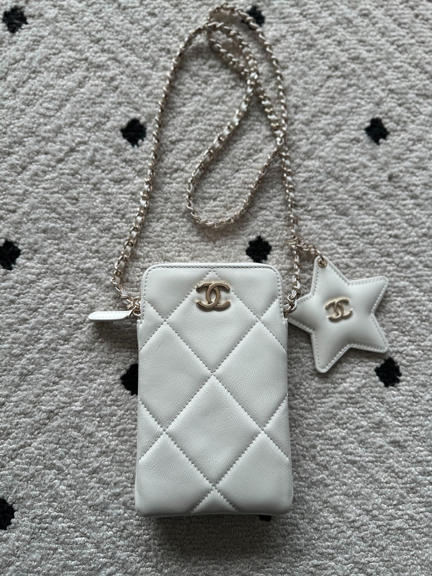 Chane 2026 Phone Case With Star Calfskin