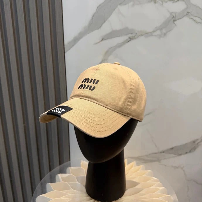 Miumiu Baseball Cap Cotton 262130