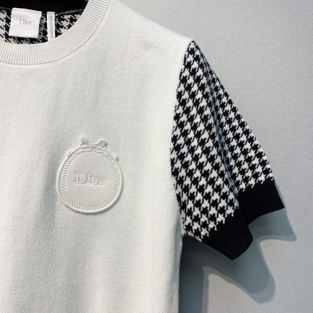 Dior 26 Short-Sleeve T-Shirt White in Polyester 371385