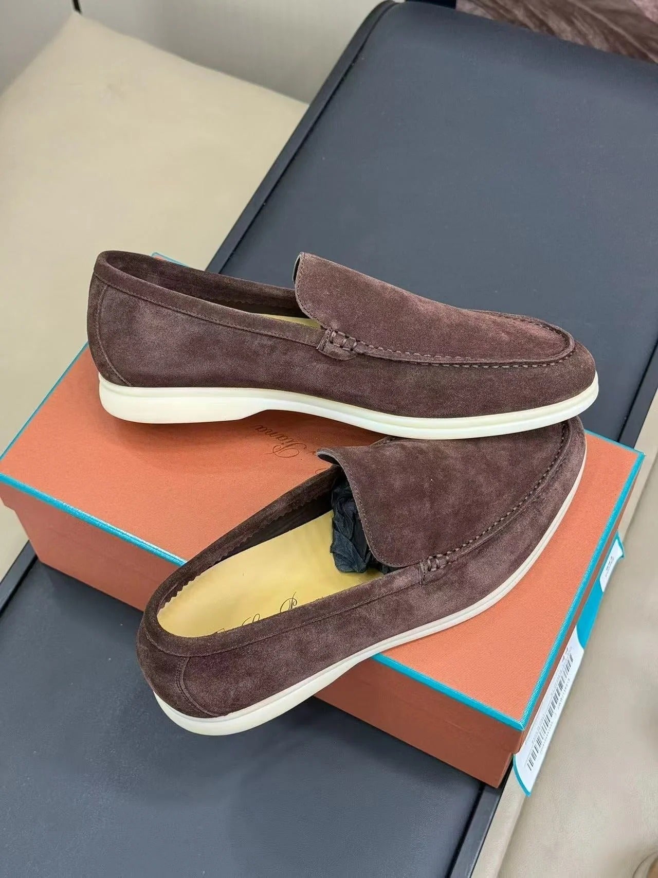 Loro Piana 2026 Summer Walk Loafer Brown Suede