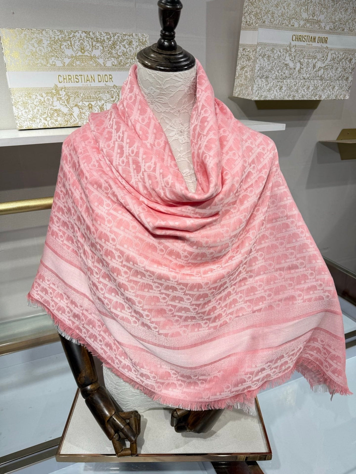 Dior 2026 Scarf 140cm Mulberry Silk 217282
