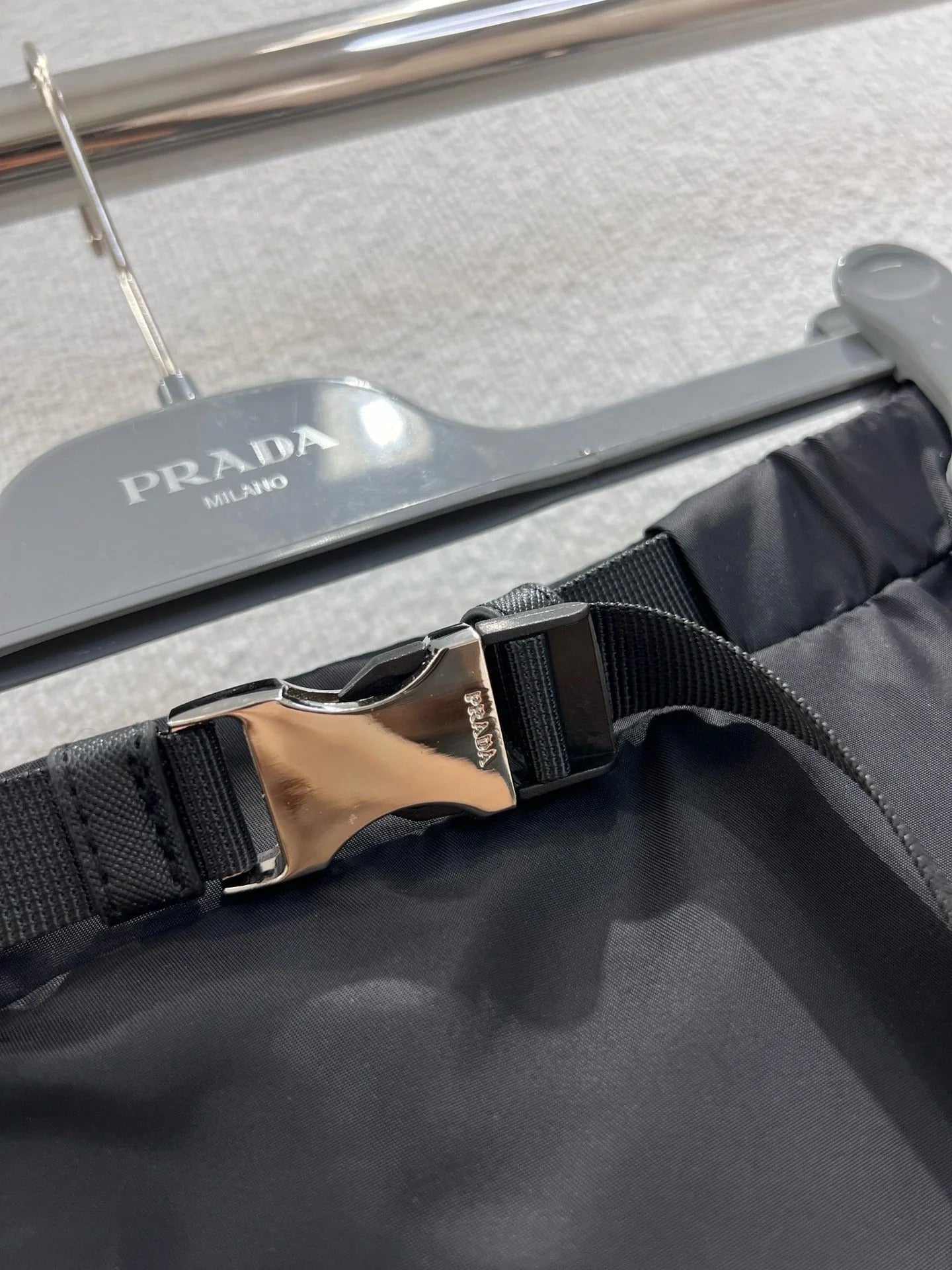 Prada 2026 Short Skirt Black Polyamide 399153
