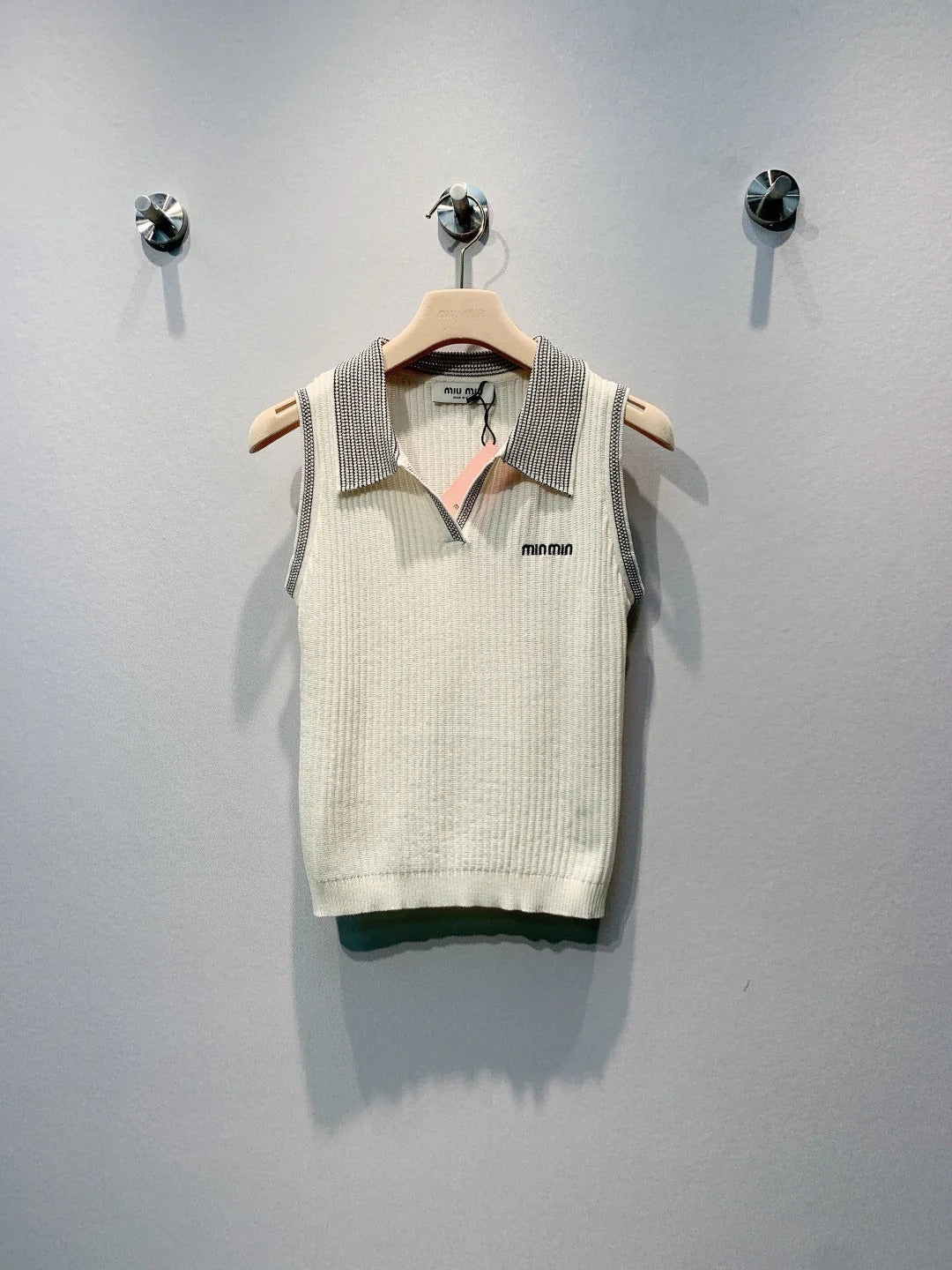 MiuMiu 2026 Knit Vest Wool 400348