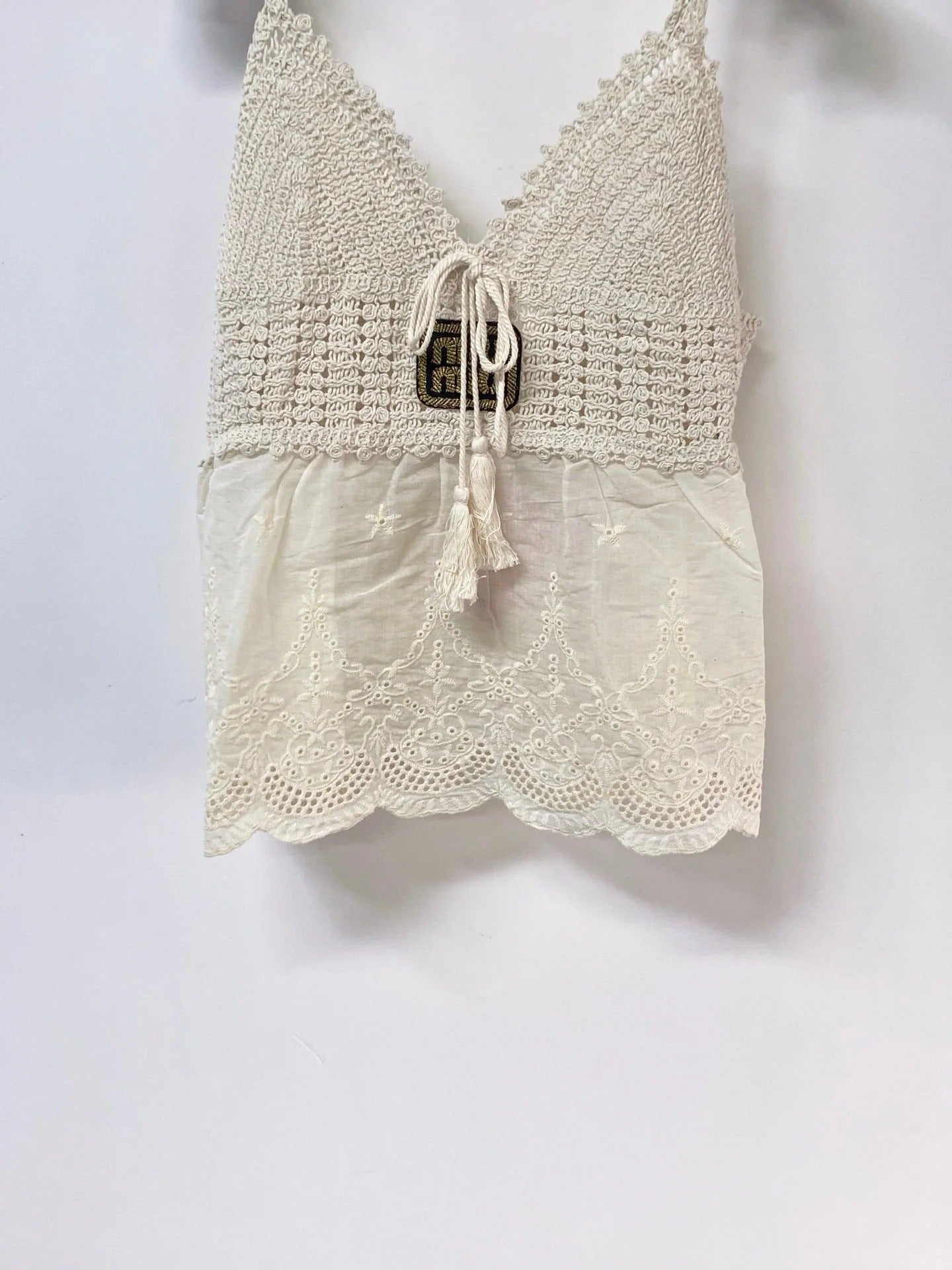 Miu Miu Camisole Ivory in Cotton Nitrile 305862