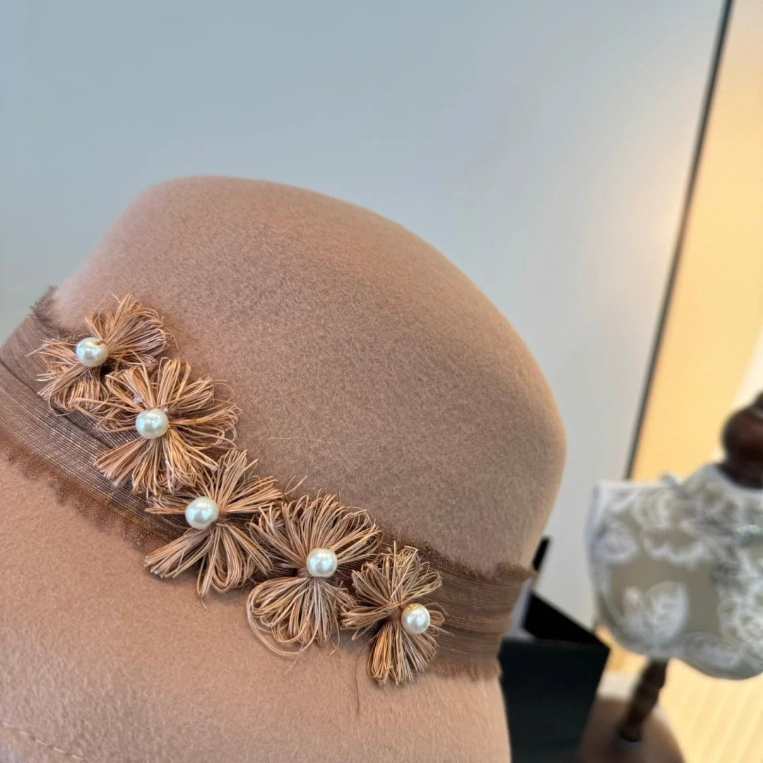 Chanel Dark Brown Felt Beret 425650