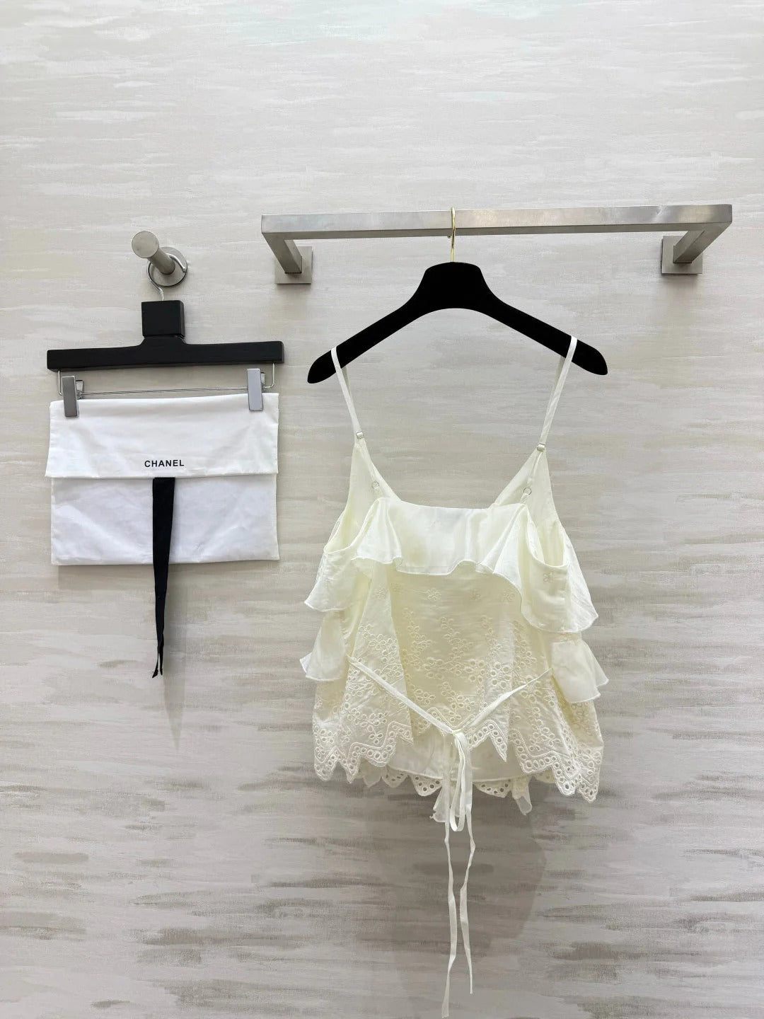 Chanel 2026 Tank Top Cream Cotton 402343