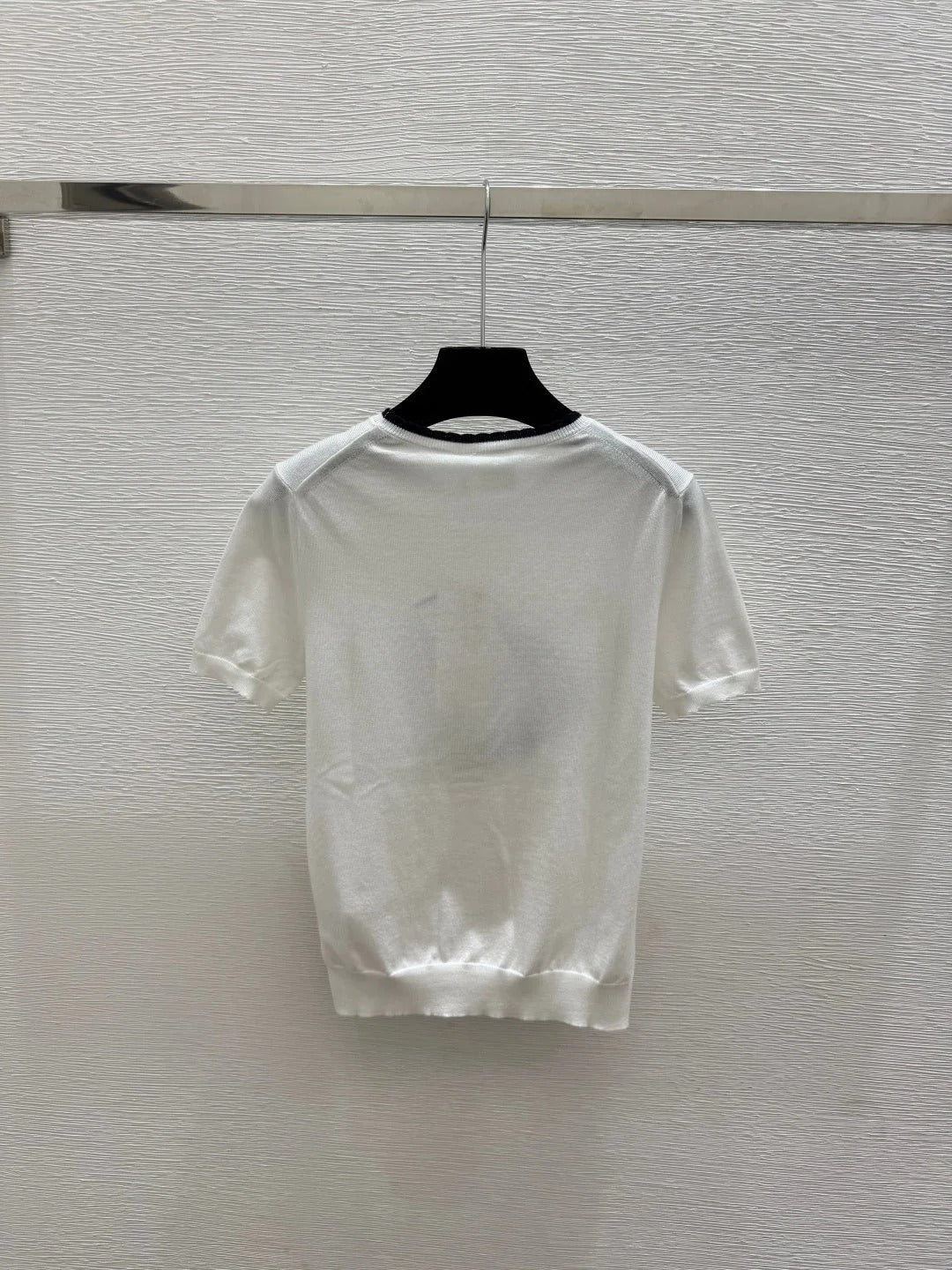 Dior 2026 Heart Knitted Short-Sleeve T-Shirt Wool 758717