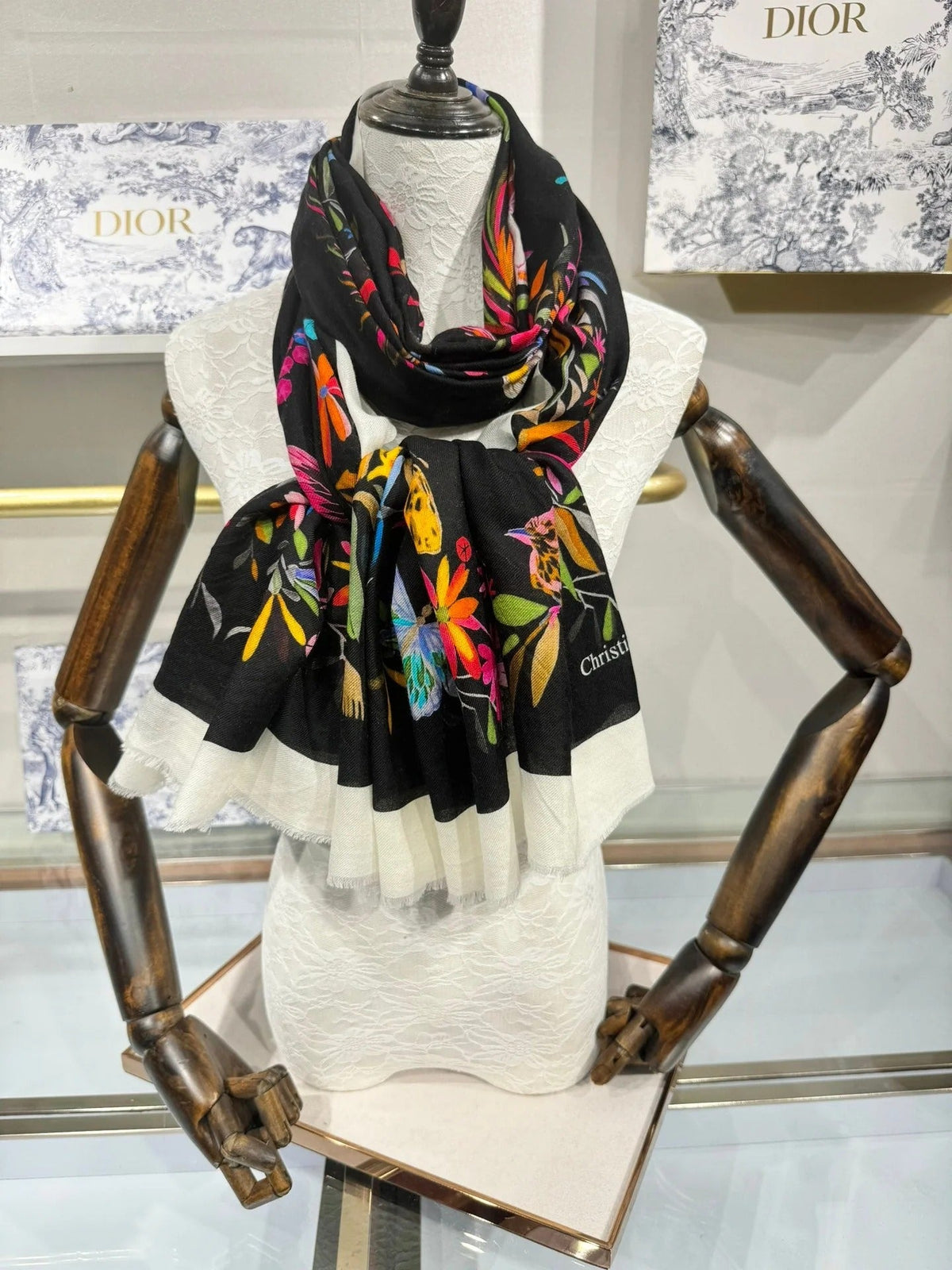 Dior 2026 Fantastica Scarf 200cm Silk 188571