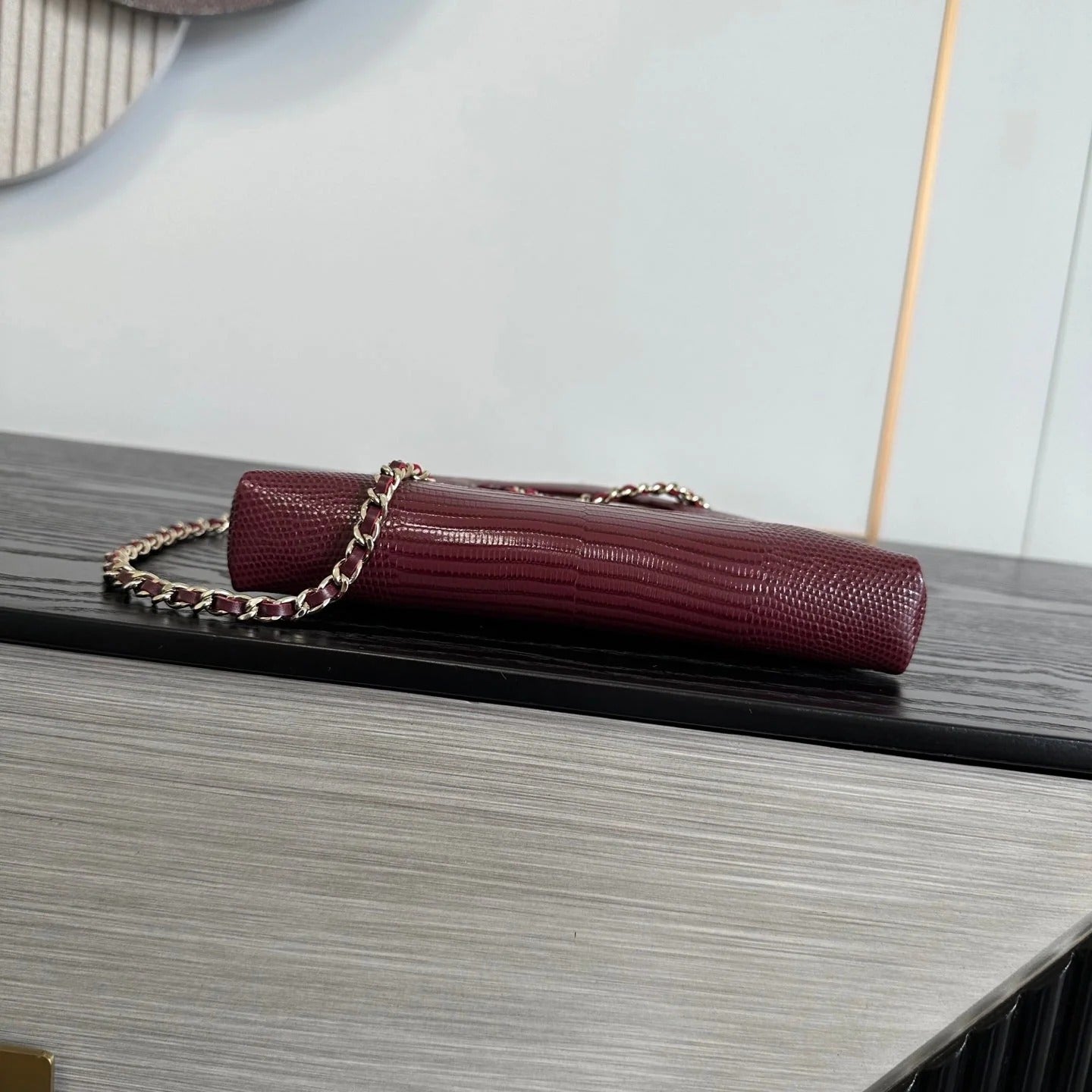 Chanel 2026 Lizard-Embossed Nano 31 Bag 20.5cm Calfskin