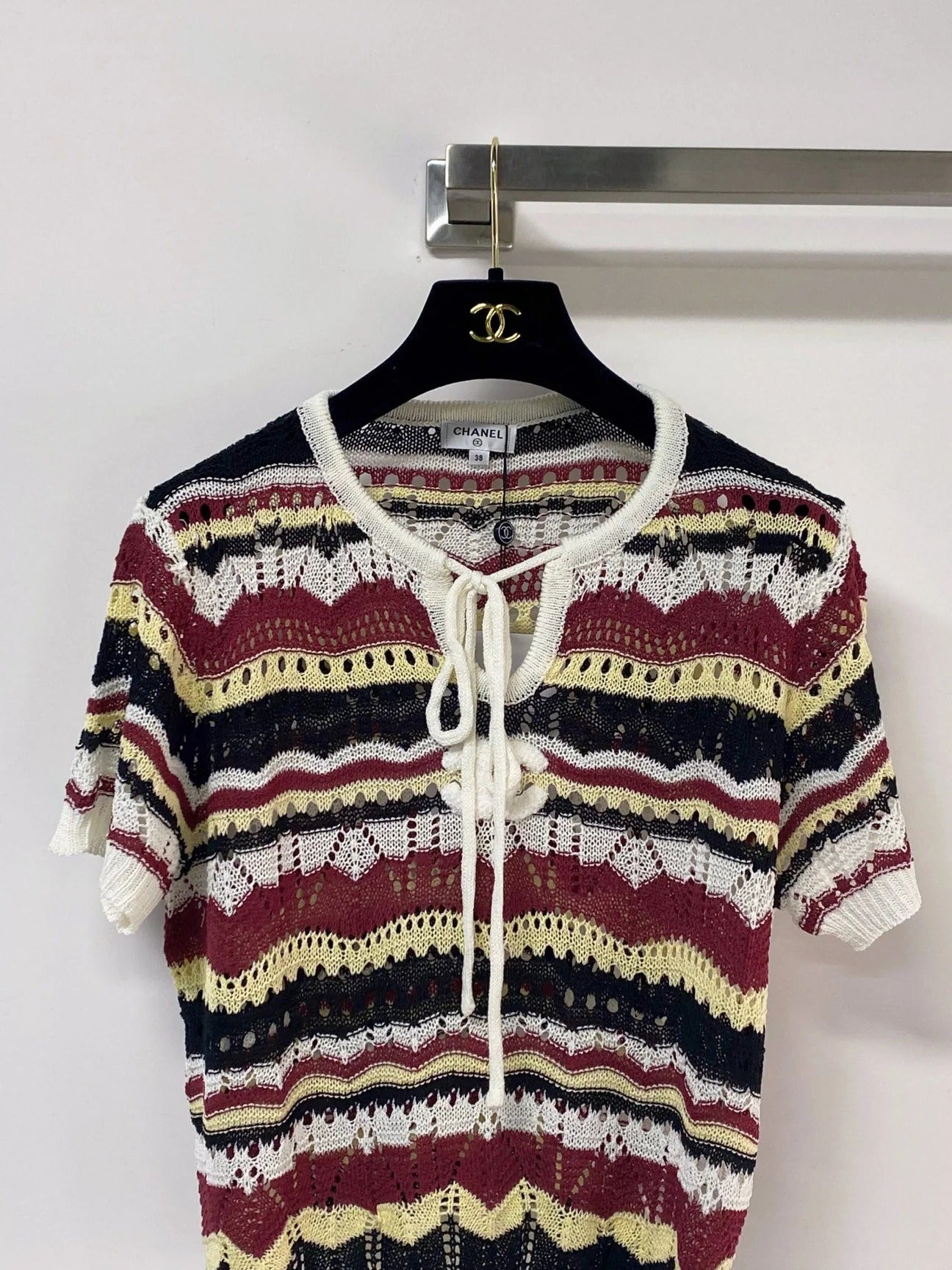Chanel Short-Sleeve T-Shirt Multiple Color in Nitrile Cotton 283201