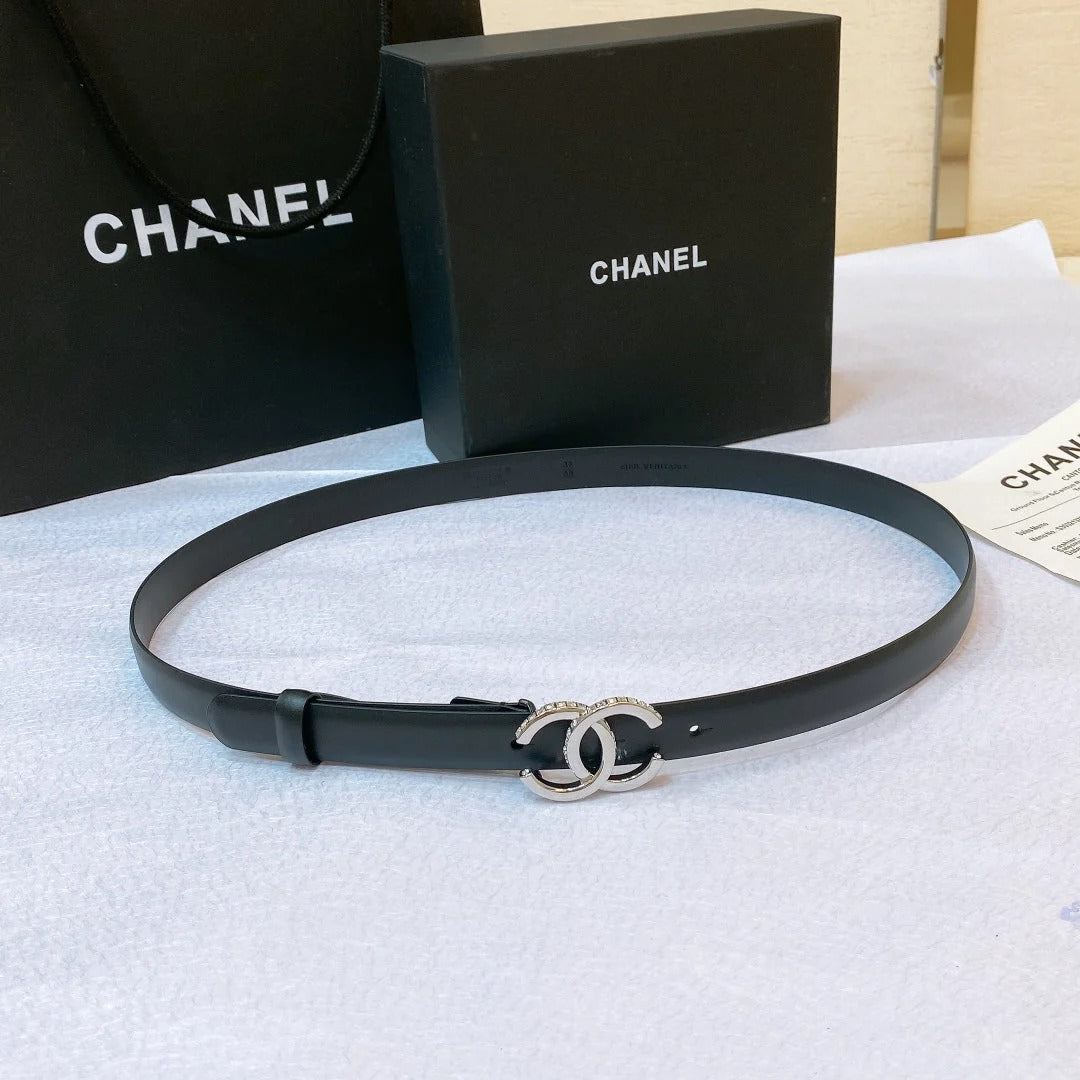 Chanel 2026 CC Rhinestone Studded 20mm Calfskin