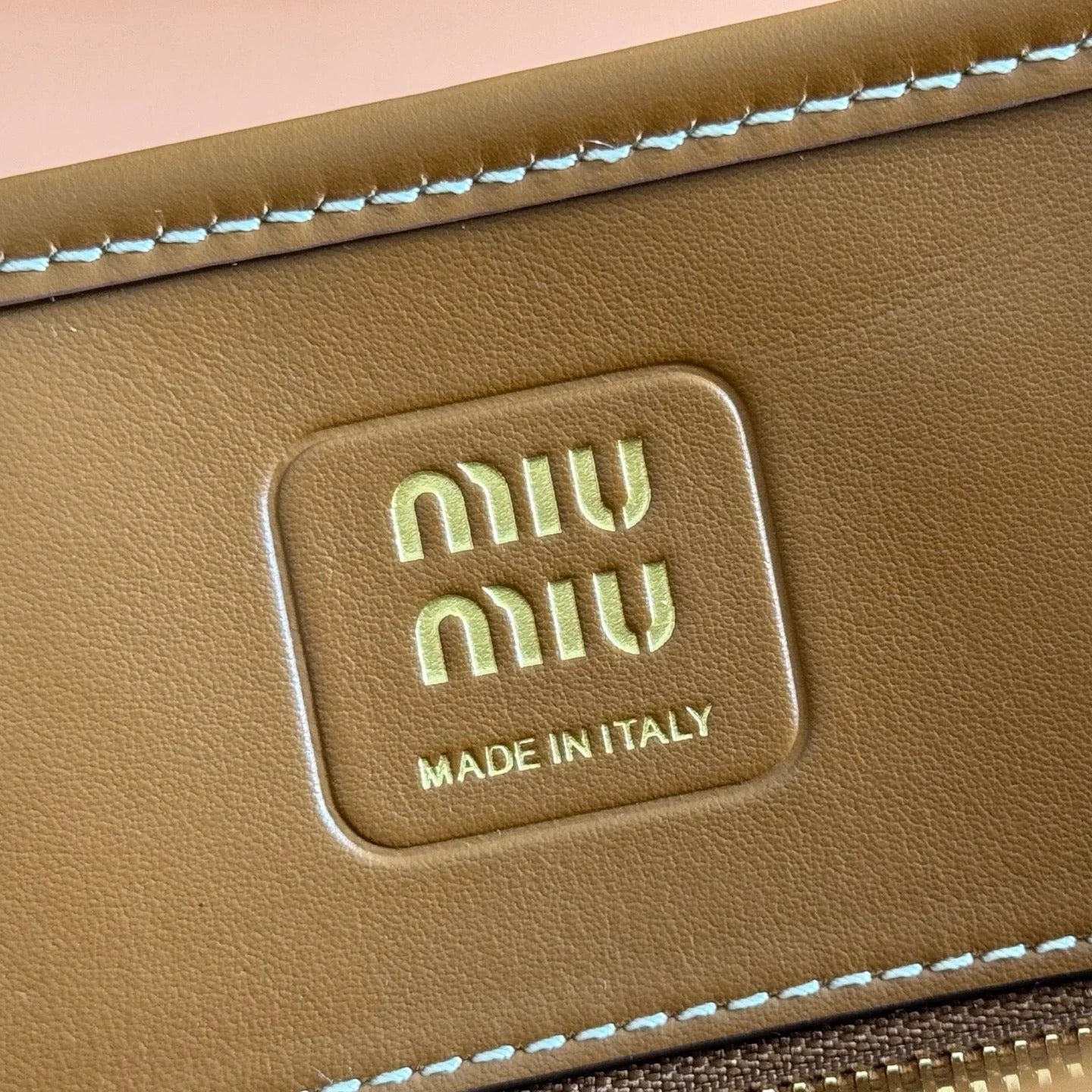 Miu Miu Aventure Handbag 31 Beige in Canvas 285305