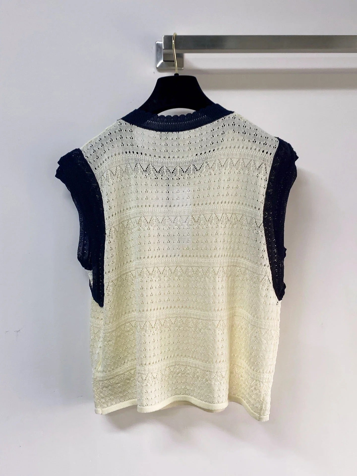 Chanel Vest Cream in Cotton 273028