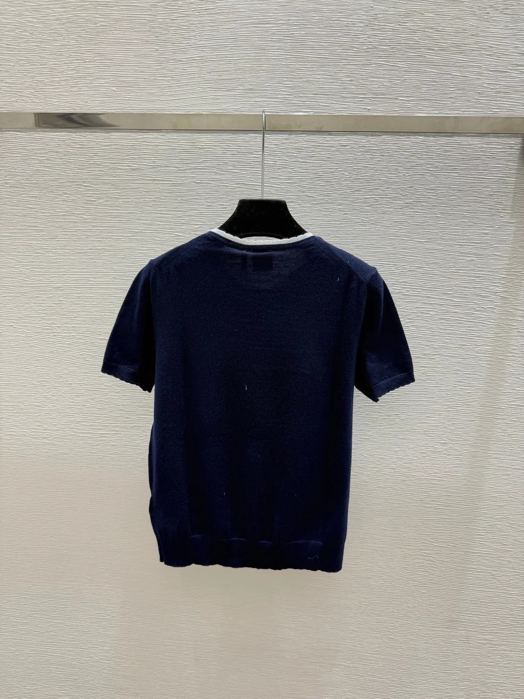 Dior 2026 Heart Knitted Short-Sleeve T-Shirt Wool 758717
