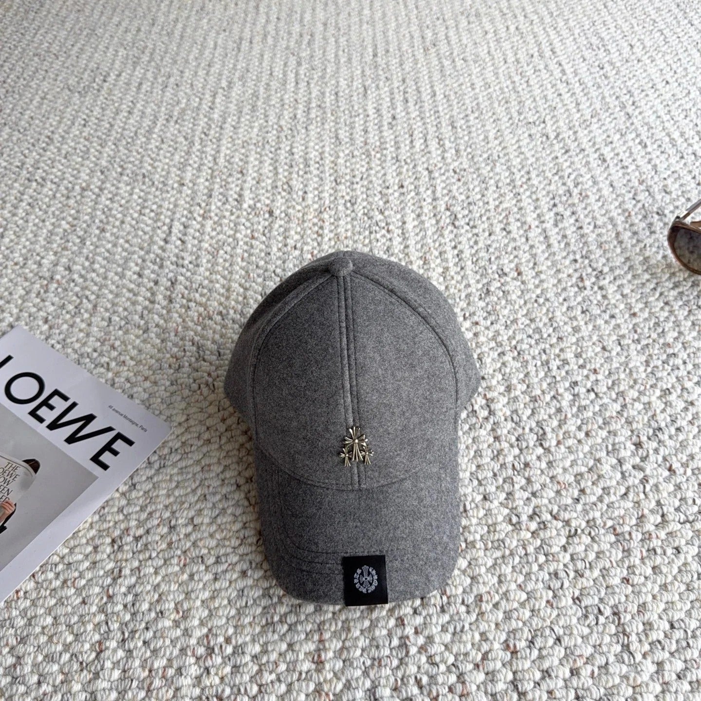Chrome Hearts Wool Baseball Cap 413192