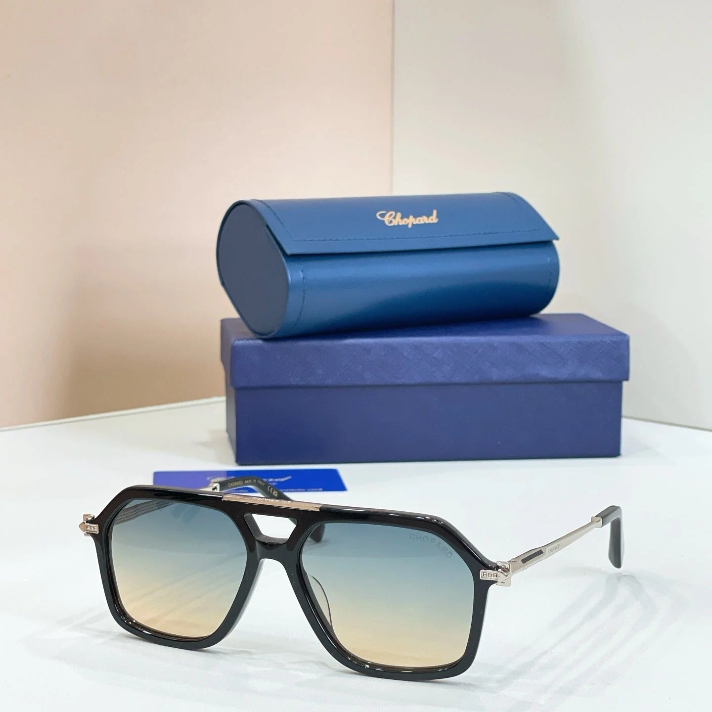 CHOPARD SQUARE SUNGLASSES