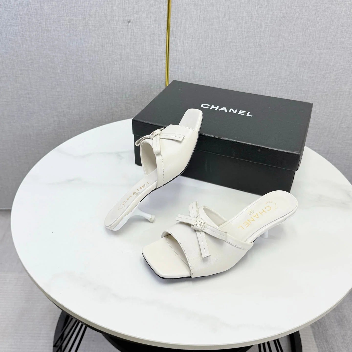 Chanel 2026 Heeled Sandal 35mm Sheepskin 904510