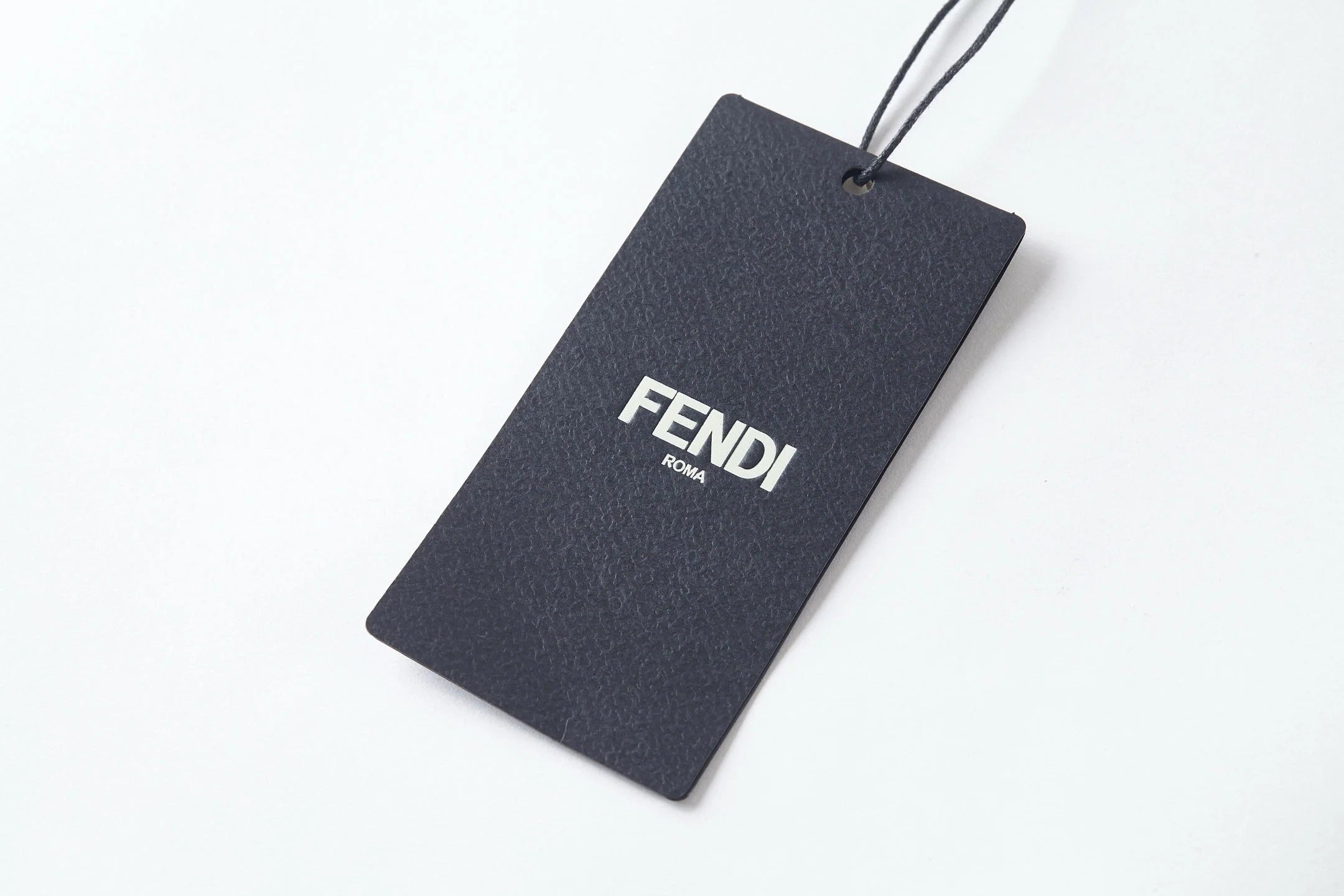 Fendi 2026 Men's Double F Polo Shirt Navy Blue Knitted Cotton 824166